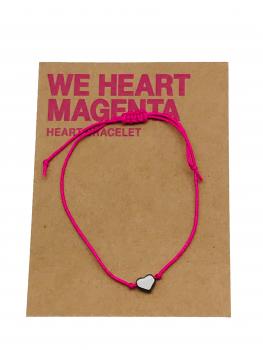 LOVE MAGENTA Armband