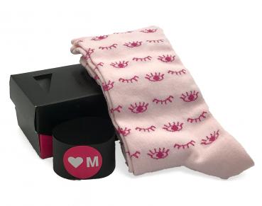 LOVE MAGENTA Damen-Socken