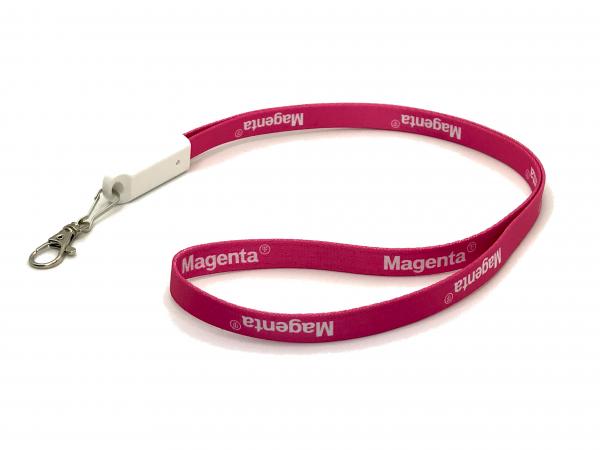 MAGENTA USB-Lanyard